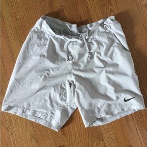 Nike dri-fit tennis shorts.  Waist 34” 8 1/2” inseam. 17” outseam.